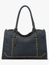 Handtassen Houston Leder Basilic pepper Blauw houston BHOU31